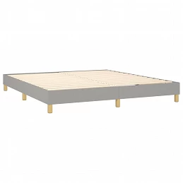 Acquista Giroletto a Molle con Materasso Grigio Chiaro160x200 cm Tessuto con riferimento GHV-3127133 della ditta GARDENHOME