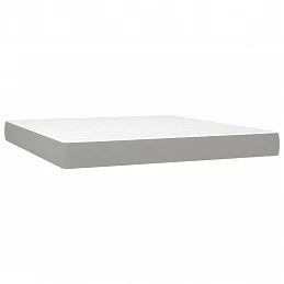 Acquista Giroletto a Molle con Materasso Grigio Chiaro160x200 cm Tessuto con riferimento GHV-3127133 della ditta GARDENHOME