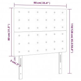 Acquista Testiera a LED tortora 90x5x118/128 cm in Tessuto con riferimento GHV-3122844 della ditta GARDENHOME