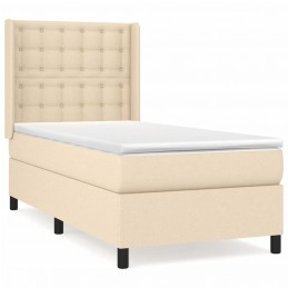 Acquista Giroletto a Molle con Materasso Crema 90x200 cm inTessuto con riferimento GHV-3131726 della ditta GARDENHOME