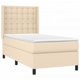 Acquista Giroletto a Molle con Materasso Crema 90x200 cm inTessuto con riferimento GHV-3131726 della ditta GARDENHOME