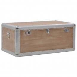 Acquista Baule Portaoggetti in Massello di Abete 91x52x40cm Marrone con riferimento GHV-246124 della ditta GARDENHOME