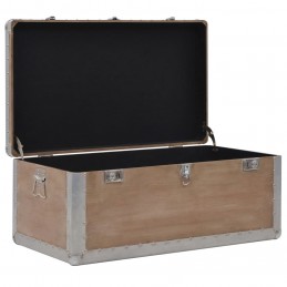 Acquista Baule Portaoggetti in Massello di Abete 91x52x40cm Marrone con riferimento GHV-246124 della ditta GARDENHOME