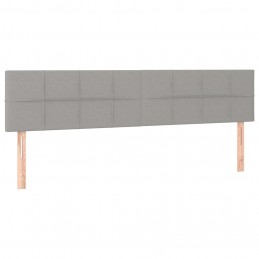 Acquista Letto a Molle Materasso e LED Grigio Chiaro 180x200 cm Tessuto con riferimento GHV-3133733 della ditta GARDENHOME