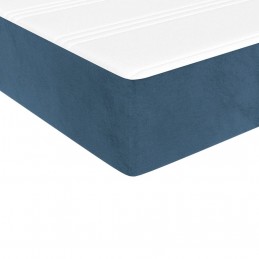 Acquista Giroletto a Molle con Materasso Blu Scuro 140x200 cm in Velluto con riferimento GHV-3144685 della ditta GARDENHOME