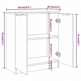 Acquista Credenze 3 pz Grigio Cemento in Legno Multistrato con riferimento GHV-3115783 della ditta GARDENHOME