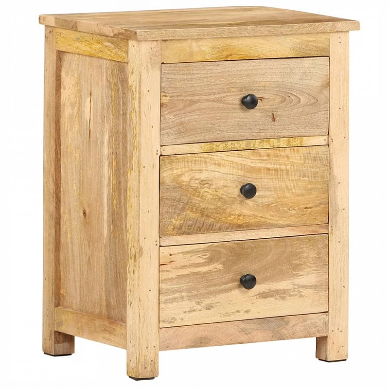 Acquista Comodino 45x35x60 cm in Legno Massello di Mango con riferimento GHV-320807 della ditta GARDENHOME
