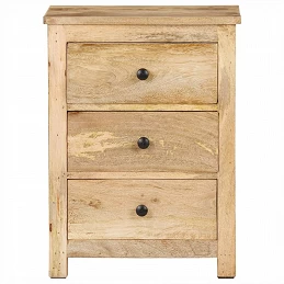 Acquista Comodino 45x35x60 cm in Legno Massello di Mango con riferimento GHV-320807 della ditta GARDENHOME