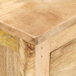 Acquista Comodino 45x35x60 cm in Legno Massello di Mango con riferimento GHV-320807 della ditta GARDENHOME
