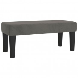 Acquista Giroletto a Molle con Materasso Grigio Scuro 100x200 cm Velluto con riferimento GHV-3137828 della ditta GARDENHOME
