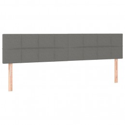 Acquista Giroletto a Molle con Materasso Grigio Scuro 200x200 cm Tessuto con riferimento GHV-3126830 della ditta GARDENHOME