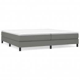 Acquista Giroletto a Molle con Materasso Grigio Scuro 200x200 cm Tessuto con riferimento GHV-3144102 della ditta GARDENHOME