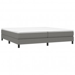 Acquista Giroletto a Molle con Materasso Grigio Scuro 200x200 cm Tessuto con riferimento GHV-3144102 della ditta GARDENHOME
