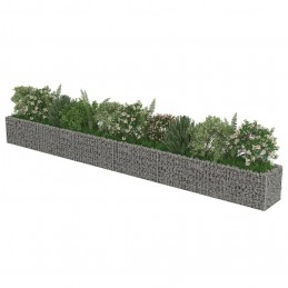 Acquista Gabbione Letto Rialzato in Acciaio Zincato 540x50x50 cm con riferimento GHV-143567 della ditta GARDENHOME