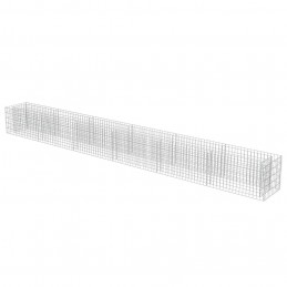 Acquista Gabbione Letto Rialzato in Acciaio Zincato 540x50x50 cm con riferimento GHV-143567 della ditta GARDENHOME