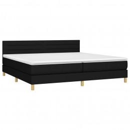 Acquista Letto a Molle Materasso e LED Nero 200x200cm in Tessuto con riferimento GHV-3133823 della ditta GARDENHOME