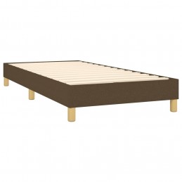 Acquista Letto a Molle Materasso e LED Marrone Scuro 90x200cm in Tessuto con riferimento GHV-3133848 della ditta GARDENHOME