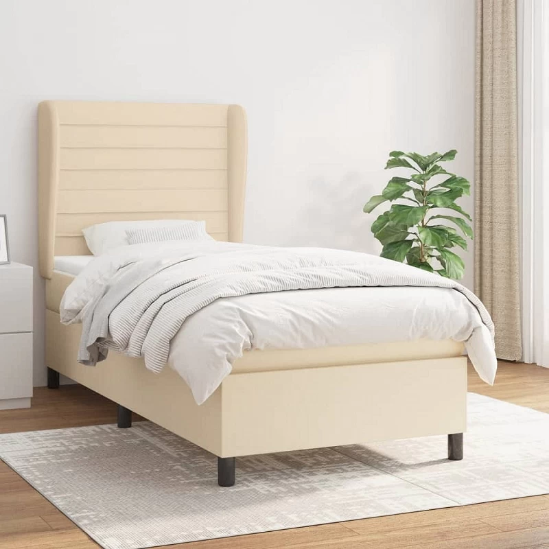Acquista Giroletto a Molle con Materasso Crema 100x200 cm in Tessuto con riferimento GHV-3128026 della ditta GARDENHOME