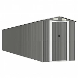 Acquista Capanno Giardino Grigio Chiaro 192x1021x223 cm Acciaio Zincato con riferimento GHV-3147448 della ditta GARDENHOME