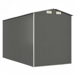 Acquista Capanno da Giardino Grigio Chiaro 192x357x223cm Acciaio Zincato con riferimento GHV-3147440 della ditta GARDENHOME