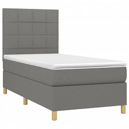 Acquista Letto a Molle Materasso e LED Grigio Scuro 90x190 cm in Tessuto con riferimento GHV-3135398 della ditta GARDENHOME