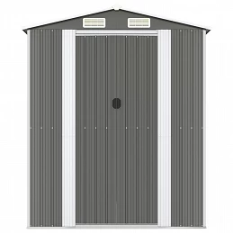Acquista Capanno da Giardino Grigio Chiaro 192x440x223cm Acciaio Zincato con riferimento GHV-3147441 della ditta GARDENHOME