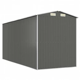 Acquista Capanno da Giardino Grigio Chiaro 192x440x223cm Acciaio Zincato con riferimento GHV-3147441 della ditta GARDENHOME