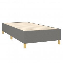 Acquista Giroletto a Molle con Materasso Grigio Scuro 90x190 cm Tessuto con riferimento GHV-3142538 della ditta GARDENHOME