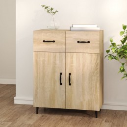 Acquista Credenza Rovere Sonoma 69,5x34x90 cm in Legno Multistrato con riferimento GHV-812198 della ditta GARDENHOME
