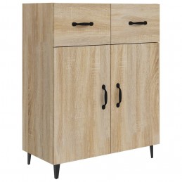 Acquista Credenza Rovere Sonoma 69,5x34x90 cm in Legno Multistrato con riferimento GHV-812198 della ditta GARDENHOME