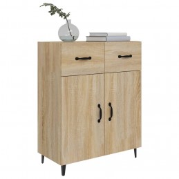 Acquista Credenza Rovere Sonoma 69,5x34x90 cm in Legno Multistrato con riferimento GHV-812198 della ditta GARDENHOME
