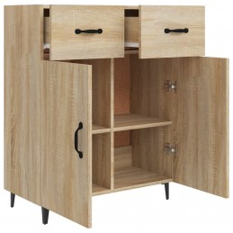 Acquista Credenza Rovere Sonoma 69,5x34x90 cm in Legno Multistrato con riferimento GHV-812198 della ditta GARDENHOME