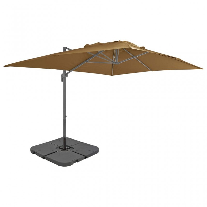 Acquista Ombrellone da Esterni con Base Portatile Grigio Talpa con riferimento GHV-276349 della ditta GARDENHOME
