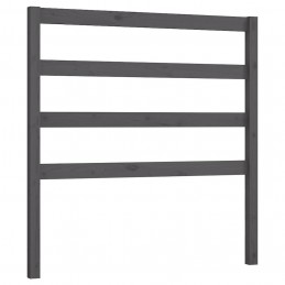 Acquista Testiera per Letto Grigia 81x4x100 cm in Legno Massello di Pino con riferimento GHV-817617 della ditta GARDENHOME