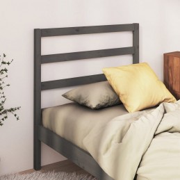 Acquista Testiera per Letto Grigia 96x4x100 cm in Legno Massello di Pino con riferimento GHV-817622 della ditta GARDENHOME