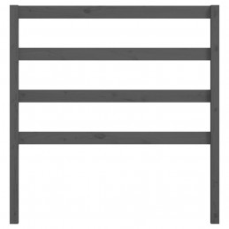 Acquista Testiera per Letto Grigia 96x4x100 cm in Legno Massello di Pino con riferimento GHV-817622 della ditta GARDENHOME