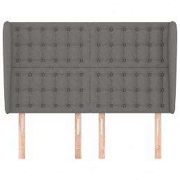 Acquista Testiera ad Orecchio GrigioScuro 147 x 23 x 118/128cm inTessuto con riferimento GHV-3118389 della ditta GARDENHOME