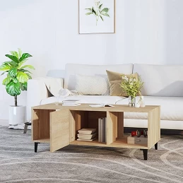 Acquista Tavolino da Salotto Rovere Sonoma 102x50x40cm Legno Multistrato con riferimento GHV-812702 della ditta GARDENHOME