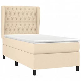 Acquista Giroletto a Molle con Materasso Crema 90x200 cm inTessuto con riferimento GHV-3128178 della ditta GARDENHOME