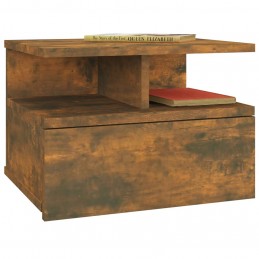 Acquista Comodino Pensile Rovere Fumo 40x31x27 cm in Legno Multistrato con riferimento GHV-815312 della ditta GARDENHOME