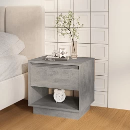 Acquista Comodini 2 pz Grigio Cemento 45x34x44 cm in Truciolato con riferimento GHV-809521 della ditta GARDENHOME
