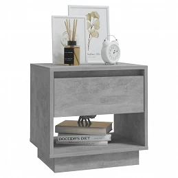 Acquista Comodini 2 pz Grigio Cemento 45x34x44 cm in Truciolato con riferimento GHV-809521 della ditta GARDENHOME