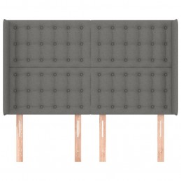 Acquista Testiera ad Orecchio GrigioScuro 147x16x118/128cm inTessuto con riferimento GHV-3120013 della ditta GARDENHOME