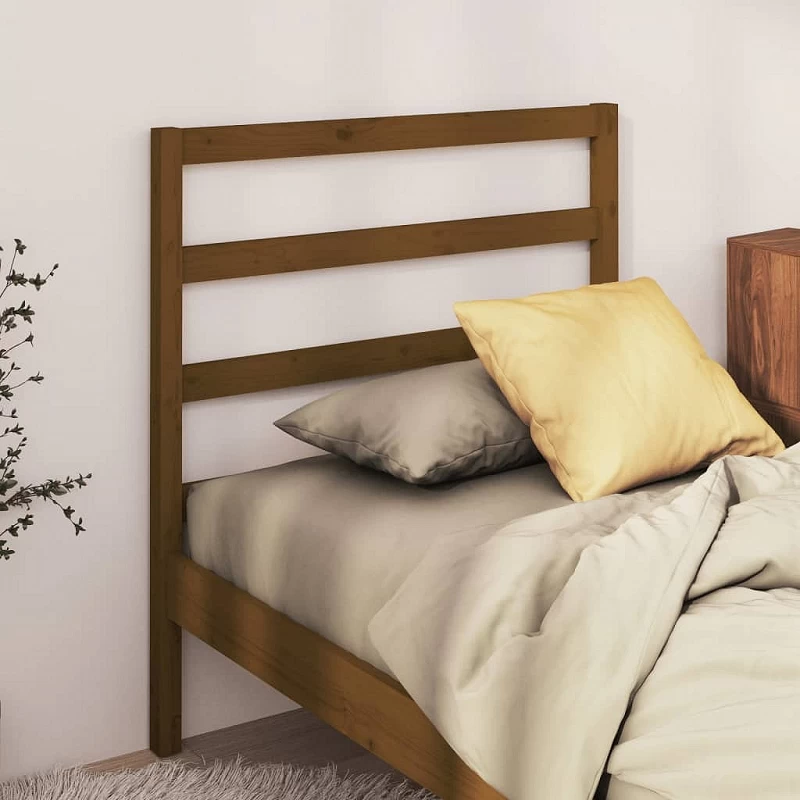 Acquista Testiera per Letto Miele 106x4x100 cm in Legno Massello di Pino con riferimento GHV-817628 della ditta GARDENHOME