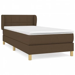 Acquista Giroletto a Molle con Materasso Marrone Scuro 80x200 cm Tessuto con riferimento GHV-3126760 della ditta GARDENHOME