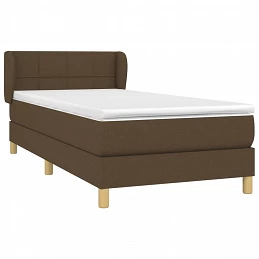 Acquista Giroletto a Molle con Materasso Marrone Scuro 80x200 cm Tessuto con riferimento GHV-3126760 della ditta GARDENHOME