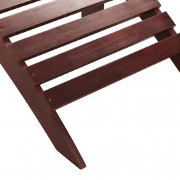 Acquista Sedia da Giardino con Poggiapiedi in Legno Marrone con riferimento GHV-45701 della ditta GARDENHOME