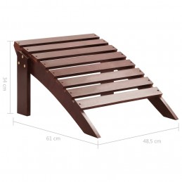 Acquista Sedia da Giardino con Poggiapiedi in Legno Marrone con riferimento GHV-45701 della ditta GARDENHOME