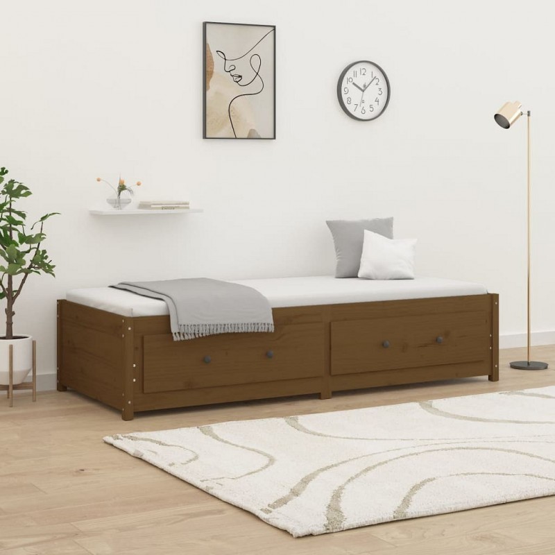 Acquista Dormeuse Miele 80x200 cm in Legno Massello di Pino con riferimento GHV-821587 della ditta GARDENHOME