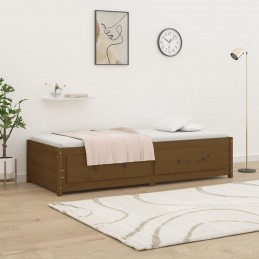 Acquista Dormeuse Miele 80x200 cm in Legno Massello di Pino con riferimento GHV-821587 della ditta GARDENHOME